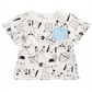 Camiseta de algodão com estampa animal para bebês meninos First Impressions, branca, tamanho 6 a 9 meses