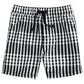 Shorts xadrez para meninos First Impressions, preto, tamanho 3 a 6 meses