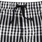 Shorts xadrez para meninos First Impressions, preto, tamanho 3 a 6 meses