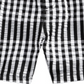 Shorts xadrez para meninos First Impressions, preto, tamanho 3 a 6 meses