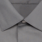 Camisa social masculina Van Heusen Lux Sateen Regular Fit com botões, cinza, tamanho 16x34-35