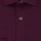 Camisa social masculina Michael Kors com gola estampada, tamanho vinho, 16,5 x 34-35