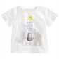 Camiseta de algodão com estampa de elefante para bebês meninos First Impressions, branca, tamanho 6 a 9 meses