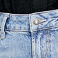 Calça jeans feminina Free People Relaxed Straight Slouch - Yucca Valley Indigo Blue, tamanho 30
