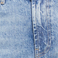 Calça jeans feminina Free People Relaxed Straight Slouch - Yucca Valley Indigo Blue, tamanho 30