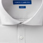 Camisa social masculina Vince Camuto Slim Fit Comfort Stretch Solid Cinza Tamanho 15,5X34-35