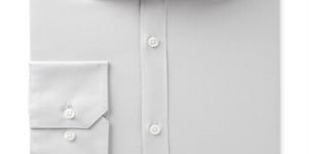 Camisa social masculina Vince Camuto Slim Fit Comfort Stretch Solid Cinza Tamanho 15,5X34-35