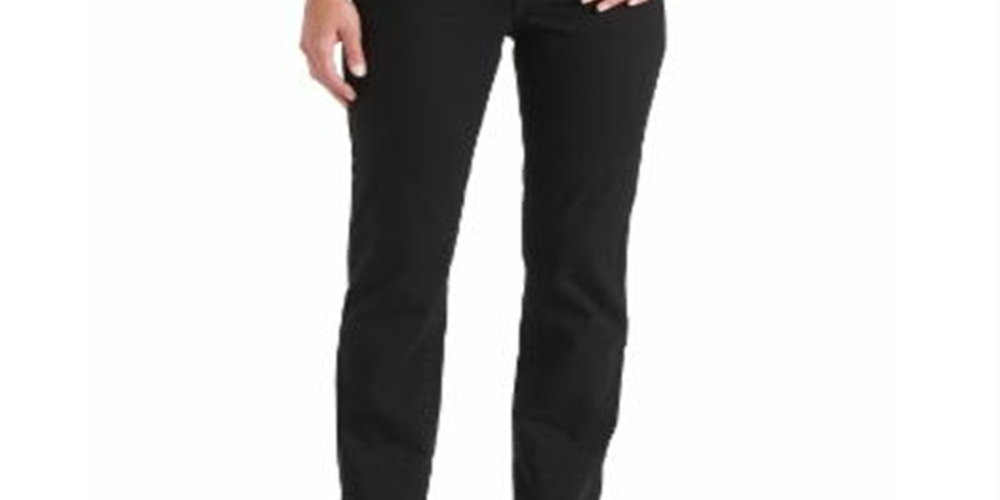 Calça jeans feminina Lucky Brand reta preta tamanho 30x30