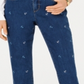 Charter Club Crop feminino bordado com controle de barriga, lavagem suave, tamanho 4