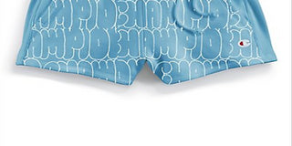 Shorts de treino feminino Champion, azul, tamanho P