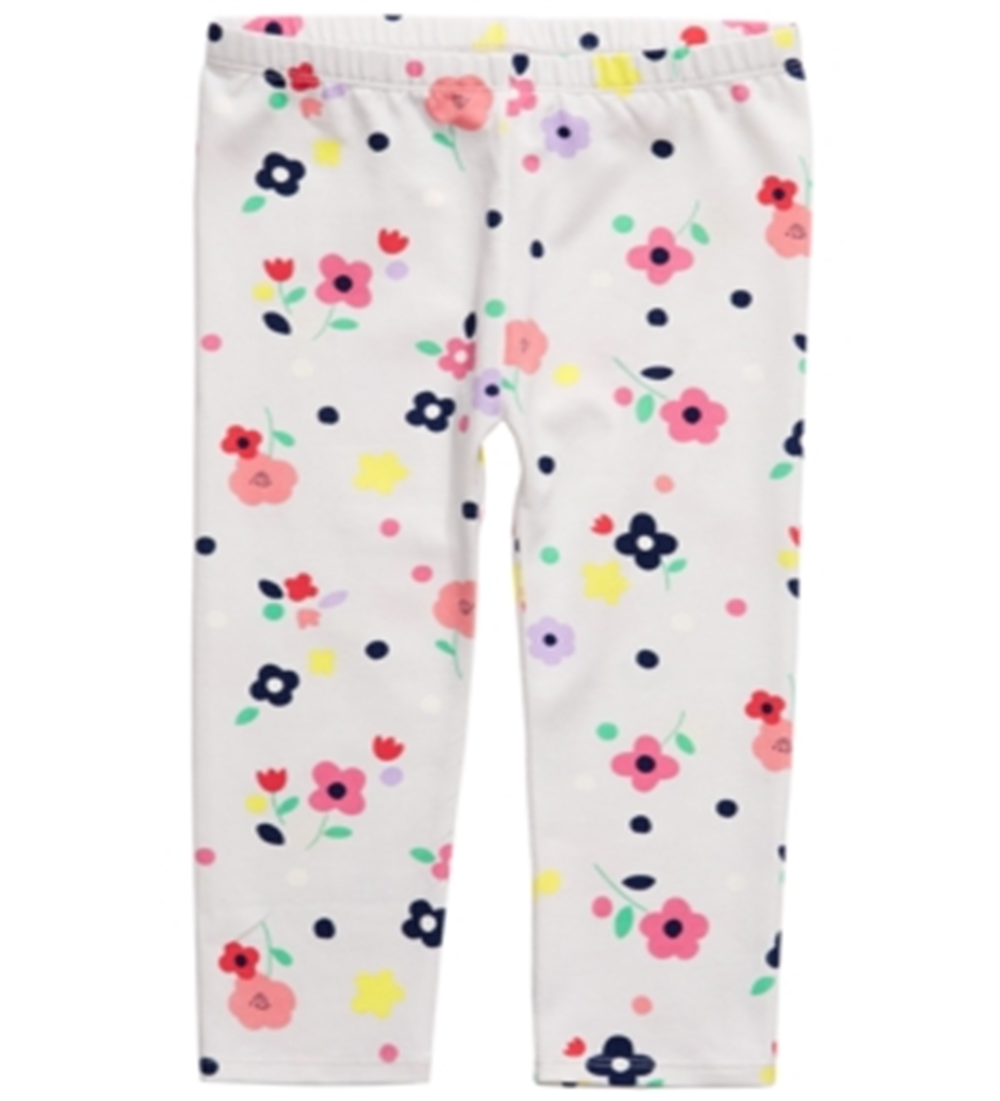 Leggings elásticas para bebês meninas First Impressions, tamanho 18 MOS, brancas