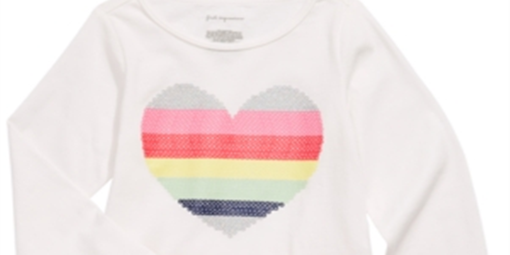 Camiseta Peplum Infantil First Impressions para Meninas, Branca, Tamanho 3T