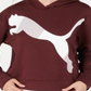 Moletom com capuz Puma Logo Training Feminino Roxo Tamanho P