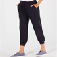 Calça cargo feminina Tommy Hilfiger de linho azul tamanho XX-G