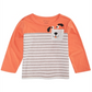 Camiseta com bolso e estampa de cachorro First Impressions para meninos, tamanho 6 a 9 meses