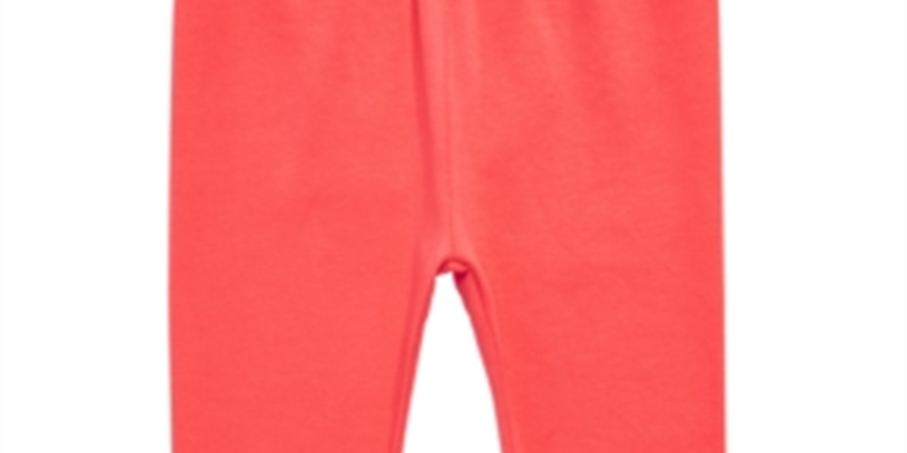 Leggings com acabamento em laço para meninas First Impressions, laranja, tamanho 12 meses