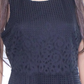 Vestido midi de renda feminino Alfani, azul marinho, tamanho 10