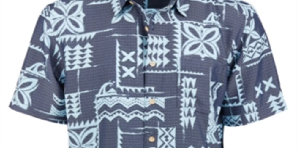 Camisa Quiksilver Masculina Izu Island Azul Tamanho X-G