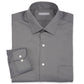 Camisa social masculina de cetim Van Heusen de ajuste regular tamanho cinza 17,5X34-35