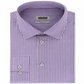 Camisa social masculina Kenneth Cole, corte regular, xadrez e listras, roxa, tamanho 17,5 x 34-35