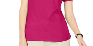 Karen Scott Top Feminino com Amarração em Camadas Rosa Tamanho XS