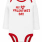 Body Carter's Baby Boy's &amp; Girl's 1º Dia dos Namorados Branco Tamanho 9 MOS