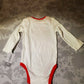 Body Carter's Baby Boy's &amp; Girl's 1º Dia dos Namorados Branco Tamanho 9 MOS