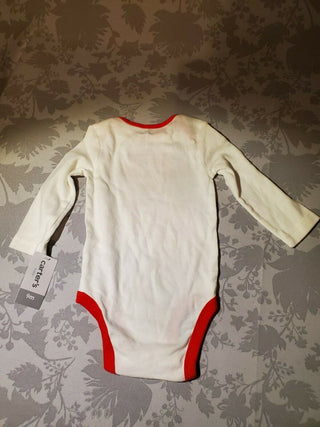 Body Carter's Baby Boy's &amp; Girl's 1º Dia dos Namorados Branco Tamanho 9 MOS