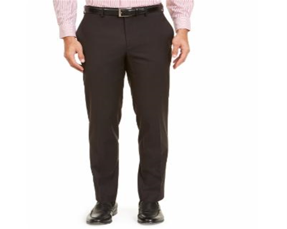 Calça social masculina Lauren Ralph Lauren Classic-Fit UltraFlex Stretch Mini Houndstooth, cor vinho, tamanho 33x30