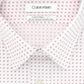 Camisa social masculina Calvin Klein com estampa elástica, vermelha, tamanho 16x34-35