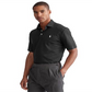 Camisa polo masculina Polo Ralph Lauren Classic-Fit de algodão macio, preta, tamanho GG