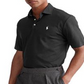 Camisa polo masculina Polo Ralph Lauren Classic-Fit de algodão macio, preta, tamanho GG