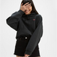 Moletom com capuz feminino Levi's Graphic 2020, preto, tamanho médio