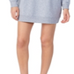 Camisa de dormir feminina DKNY com logotipo 1989, cinza, tamanho M