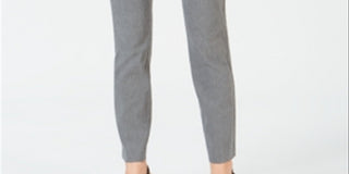 Calça skinny Alfani feminina com controle de barriga, cinza, tamanho 8PS