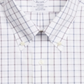 Camisa social masculina Brooks Brothers Regent Slim Fit sem passar a ferro Supima, branca, tamanho M