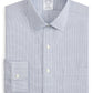 Camisa social masculina Brooks Brothers Regent Slim-Fit sem passar Supima Dobby, azul claro, tamanho 15X34
