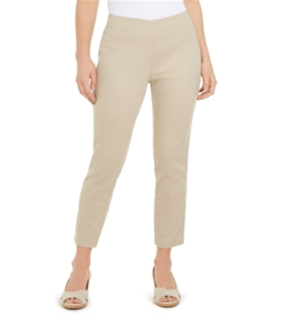 Charter Club Chelsea Stretch Twill C Sedona Bege Feminino Tamanho 16 Petite