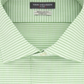 Camisa social masculina Van Heusen Classic/Regular Fit com estampa elástica e flexível, tamanho verde, 15x32-33