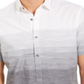 Camisa masculina Ombre da Inc International Concepts - Branca/Preta, tamanho M