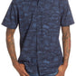 Camisa Hurley Gone Fishin' Masculina - Azul Obsidiana Tamanho G