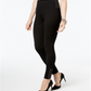 Legging feminina Inc International Concepts com detalhe de cadarço, preta, tamanho 6 P