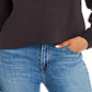 Moletom Levi's Two Horse Raw Cut Hem Marrom Tamanho P