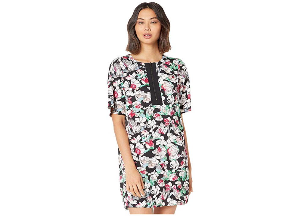 Vestido feminino com estampa floral BCBGMAXAZRIA, tamanho G