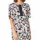 Vestido feminino com estampa floral BCBGMAXAZRIA, tamanho G