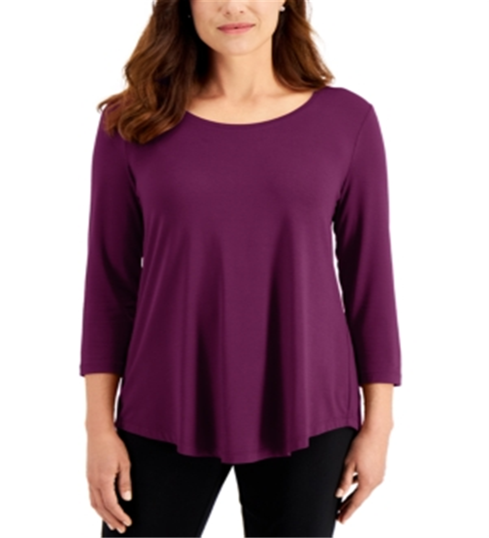 Blusa feminina manga 34 JM Collection Passion Fl XS