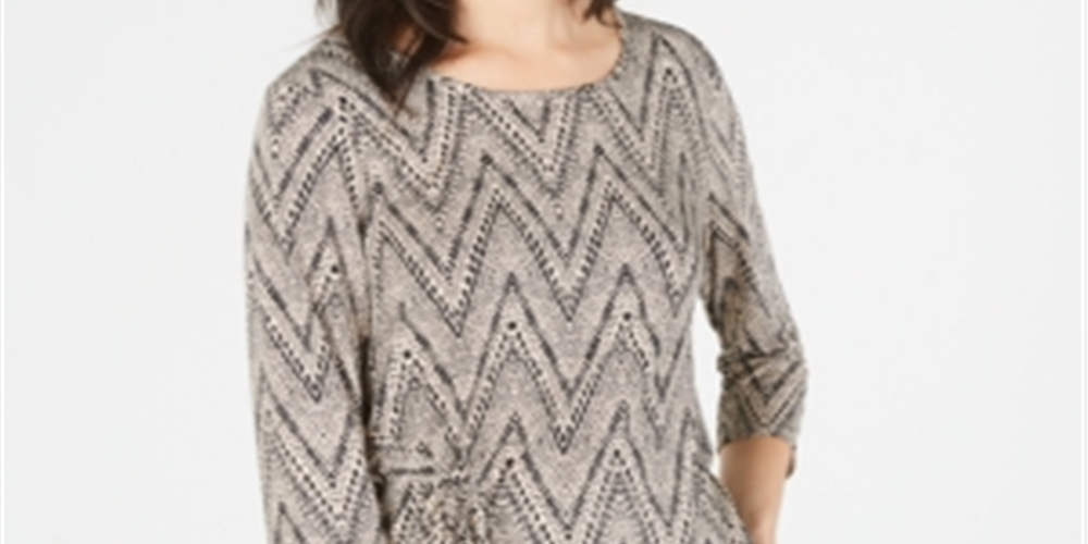 Top feminino com estampa e amarração lateral, coleção NY, bege, tamanho pequeno XS