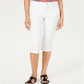 Calça Capri Feminina Charter Club Branca Tamanho 14