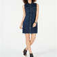Vestido-camisa jeans feminino Style &amp; Co, azul, tamanho 16