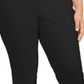 Jeans curto com controle de barriga feminino Style &amp; Co Plus, preto, tamanho pequeno